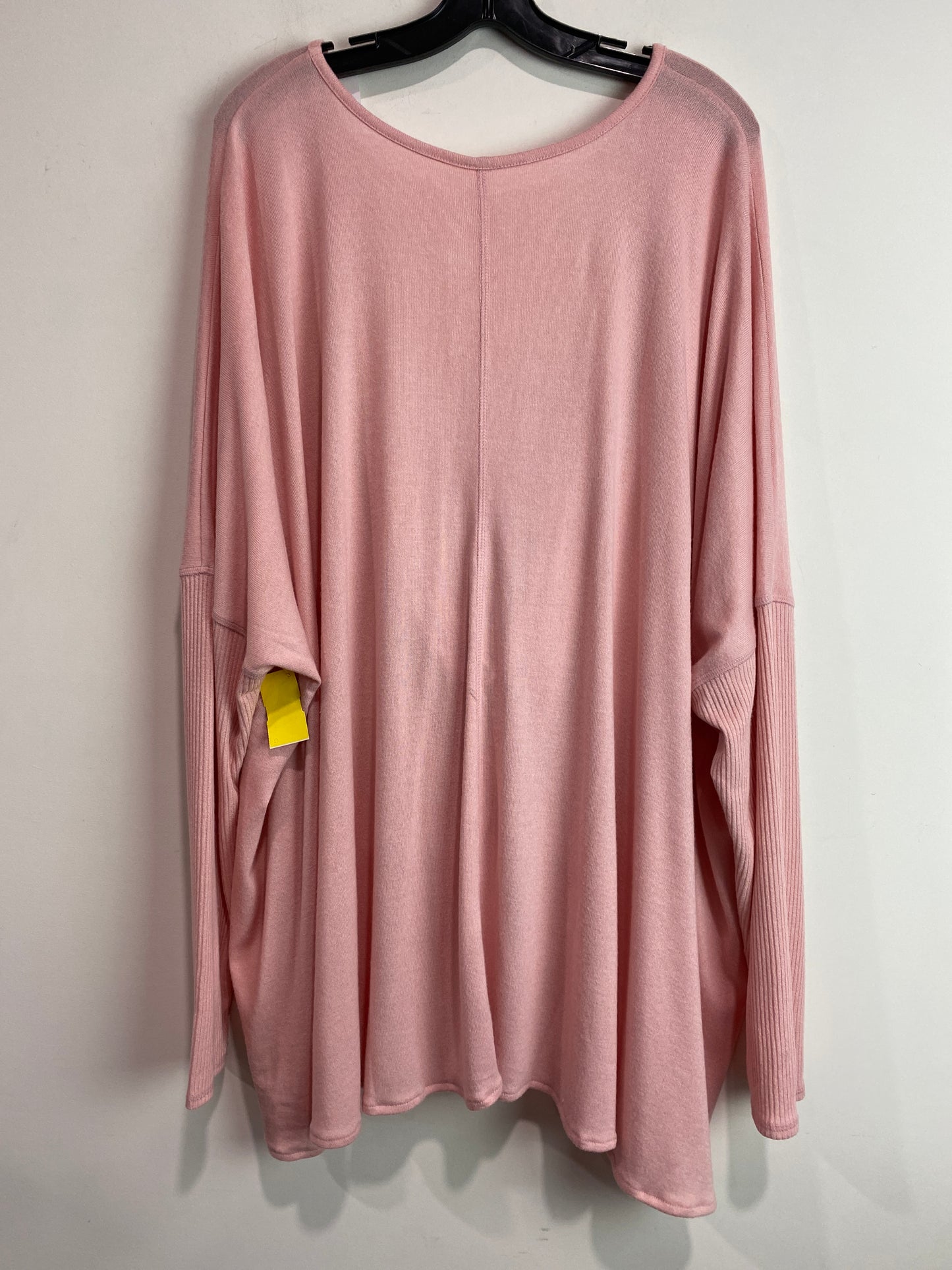 Top Long Sleeve By Lane Bryant In Pink, Size: 4x