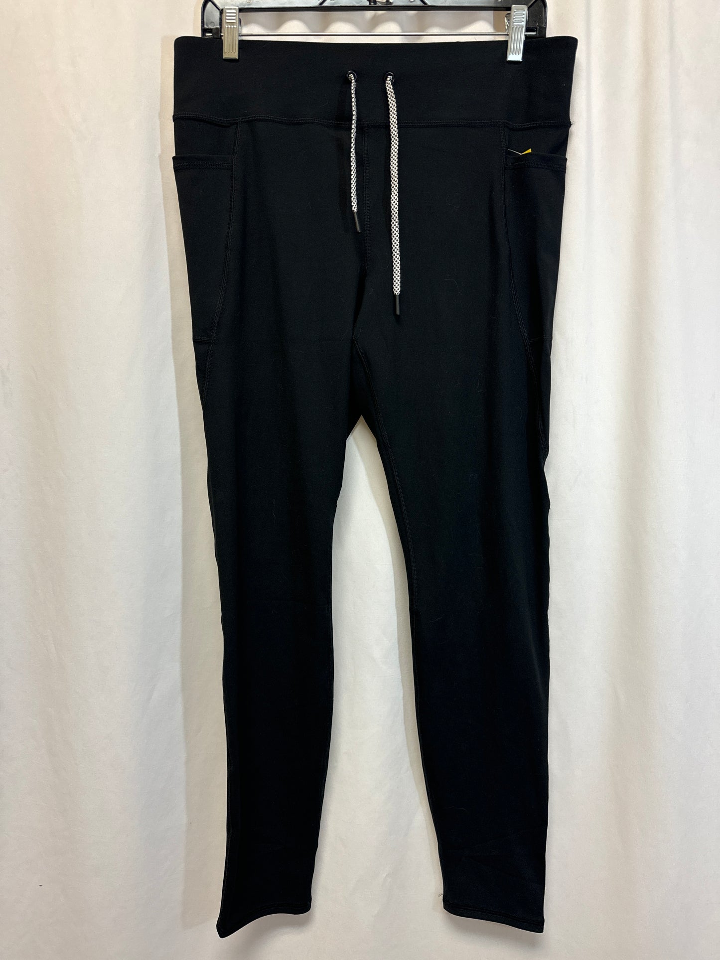 Athletic Leggings By Yogalicious In Black, Size: Xl