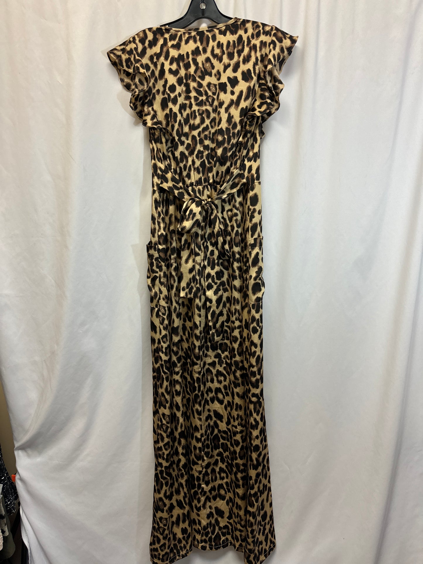 Dress Casual Maxi By Clothes Mentor In Animal Print, Size: L