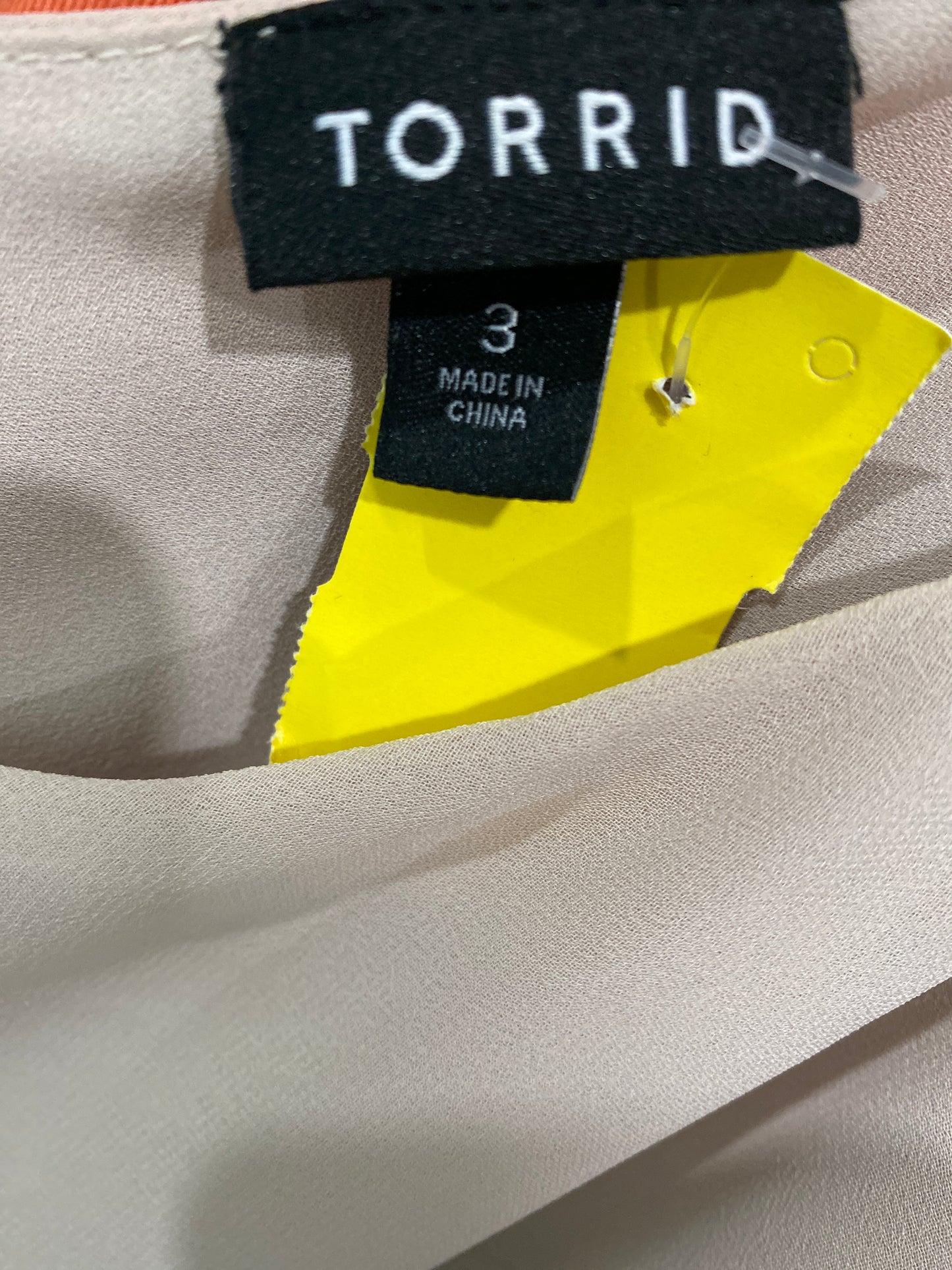 Tank Top By Torrid In Tan, Size: 3x