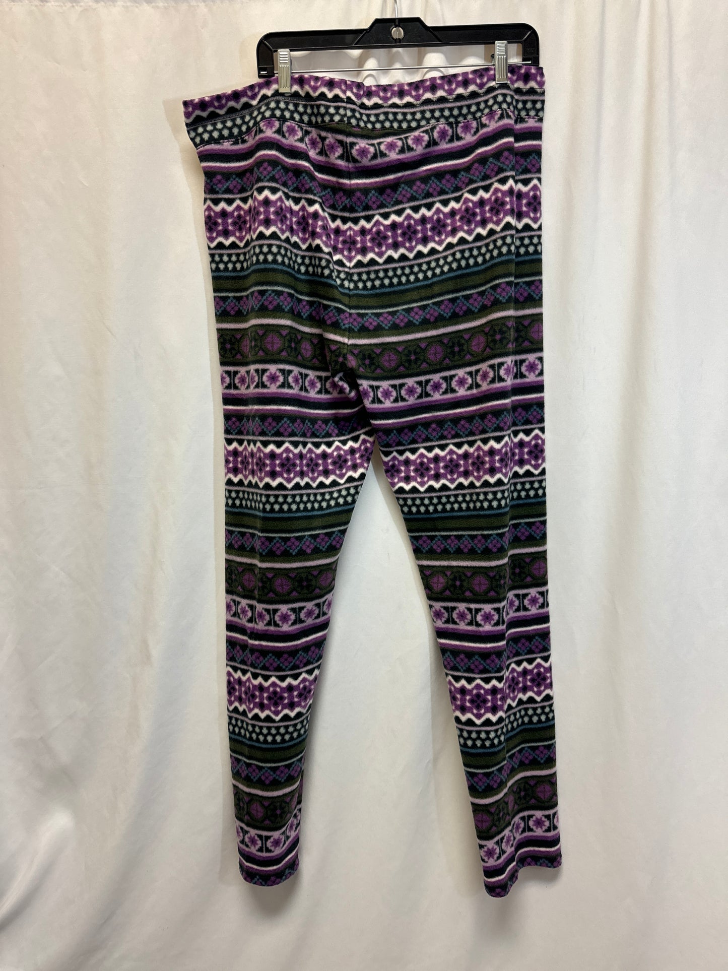 Pajama Pants By Cuddl Duds In Purple, Size: 2x