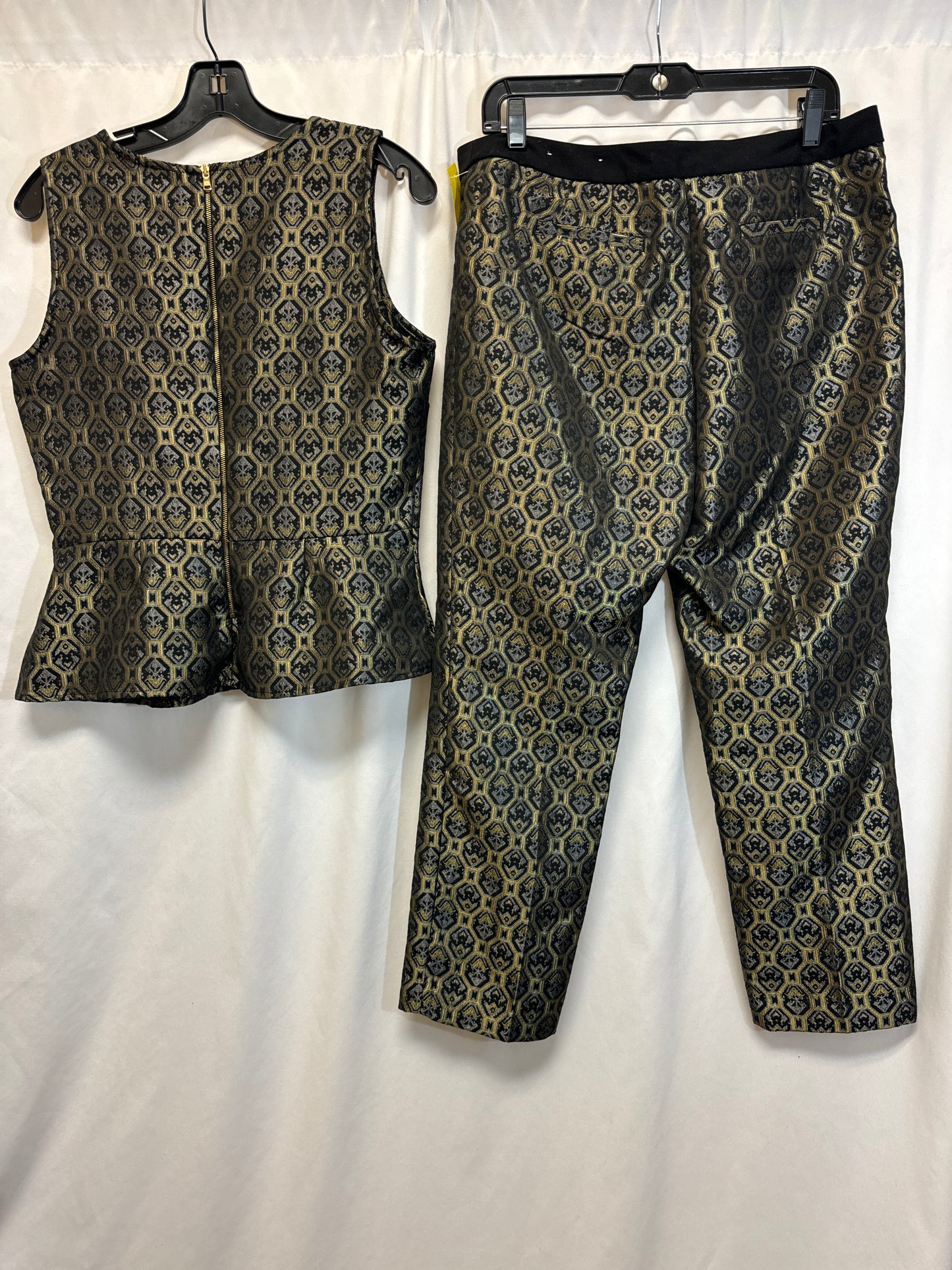 Pants Set 2pc By Worthington In Yellow, Size: 12