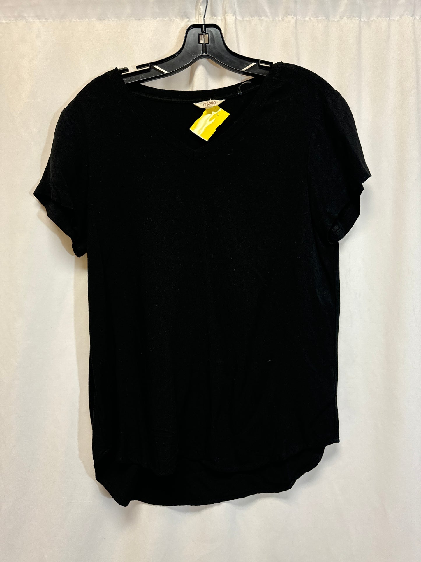 Top Short Sleeve By Ci Sono In Black, Size: M