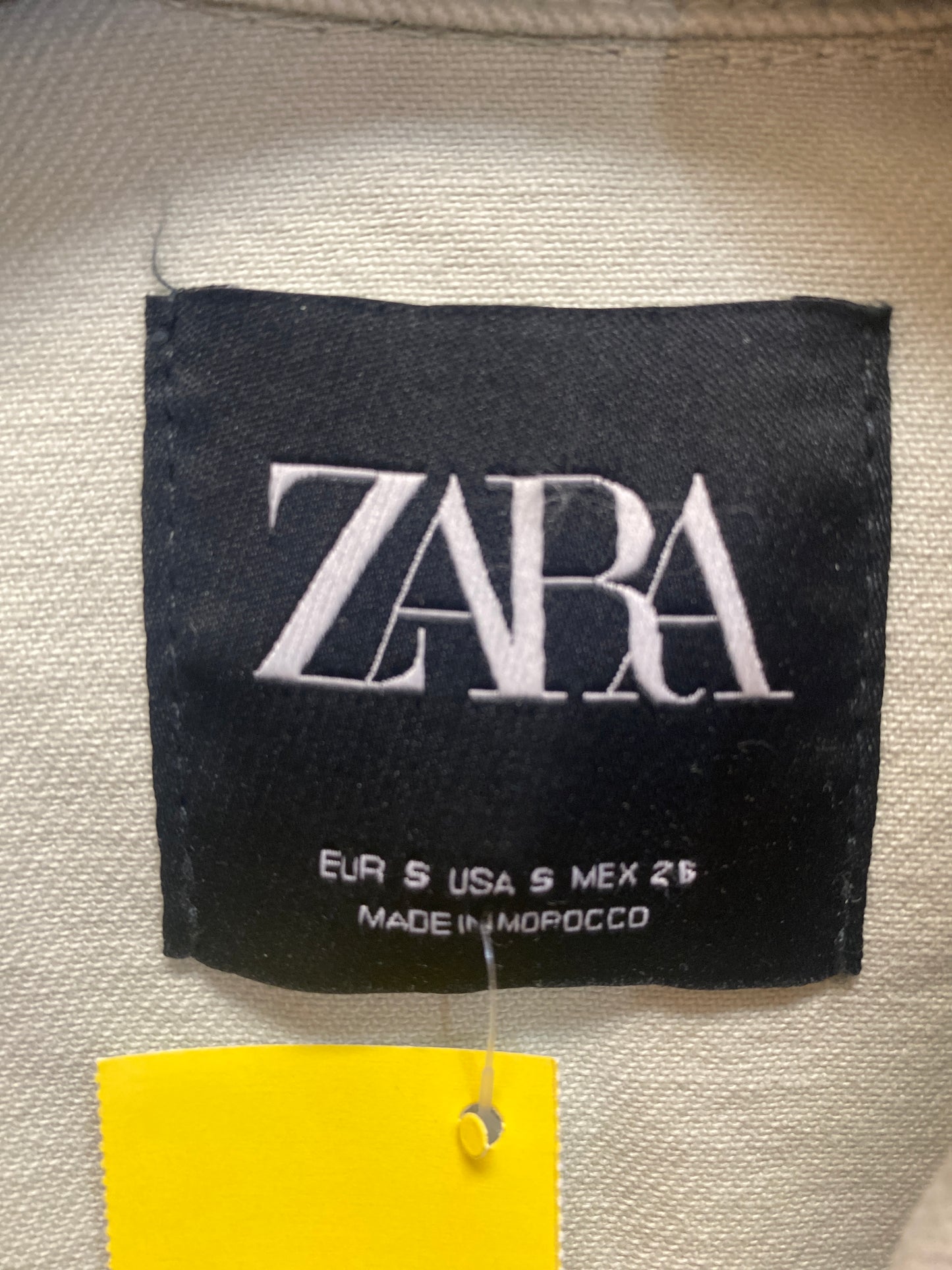 Jacket Denim By Zara In Green, Size: S