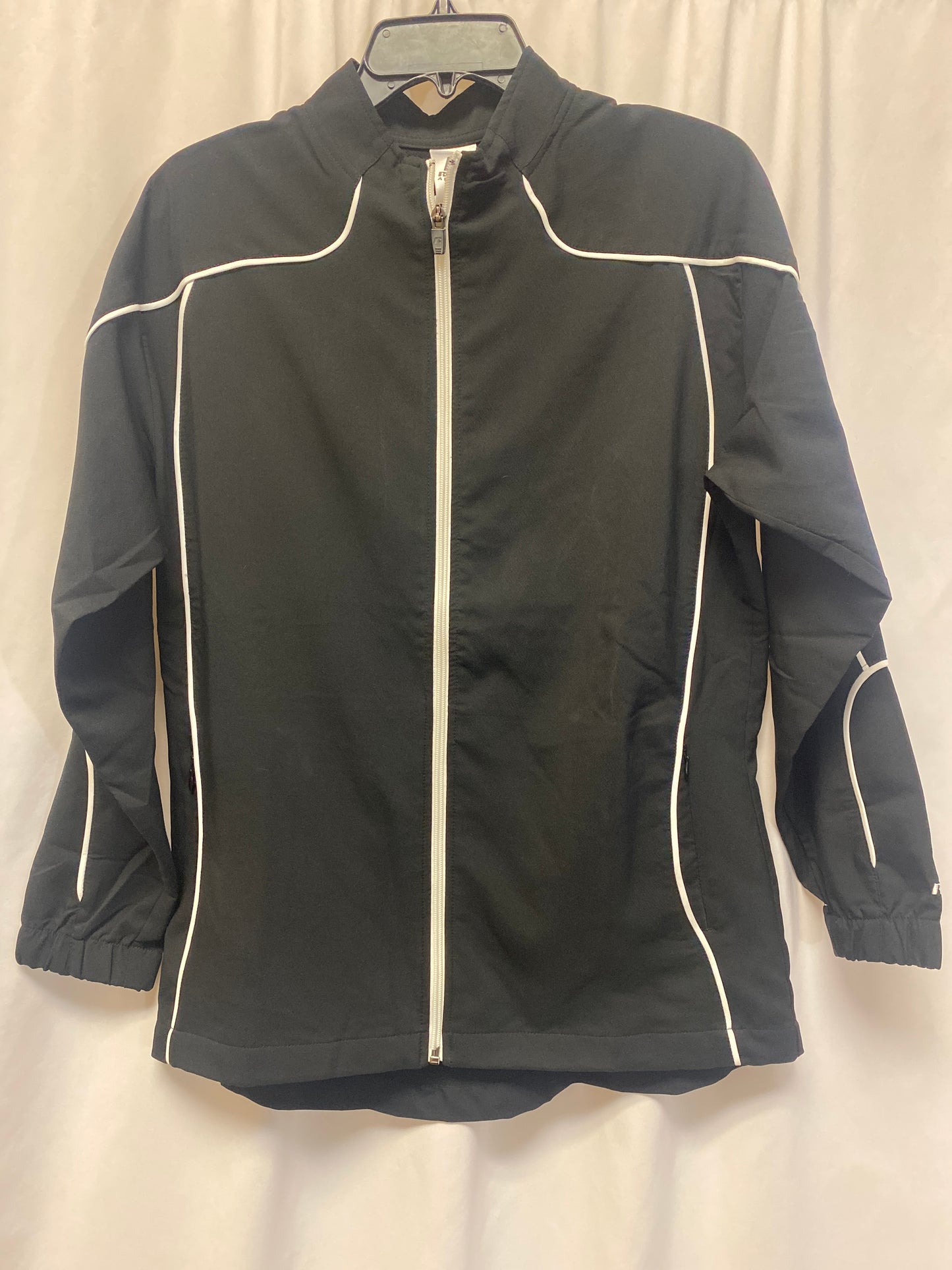 Athletic Jacket By Russel Athletic In Black, Size: M