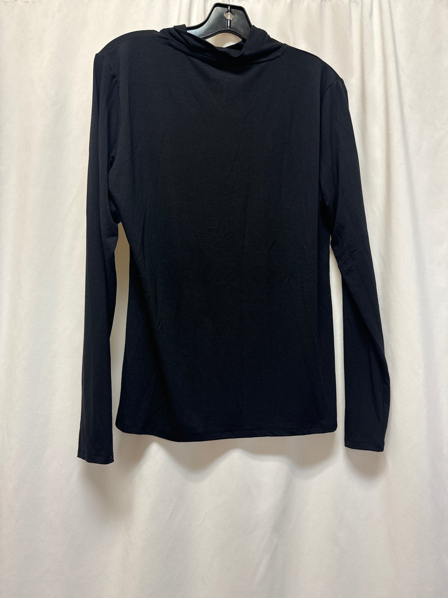 Top Long Sleeve By Nine West In Black, Size: L