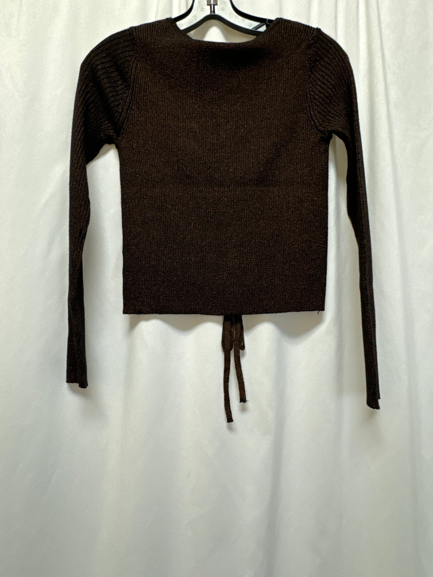 Top Long Sleeve By House Of Harlow In Black & Gold, Size: S