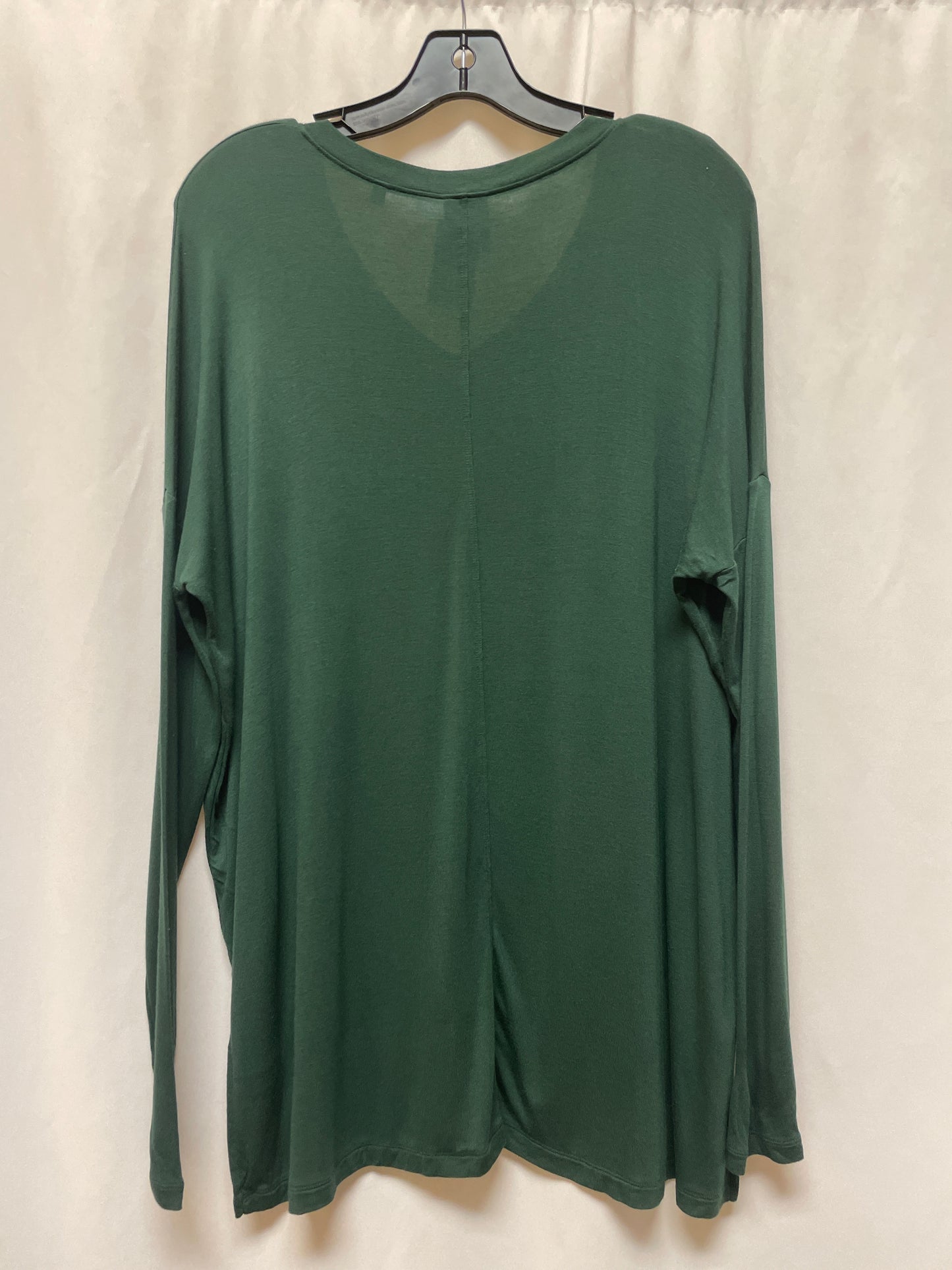 Top Long Sleeve By Cabi In Green, Size: S