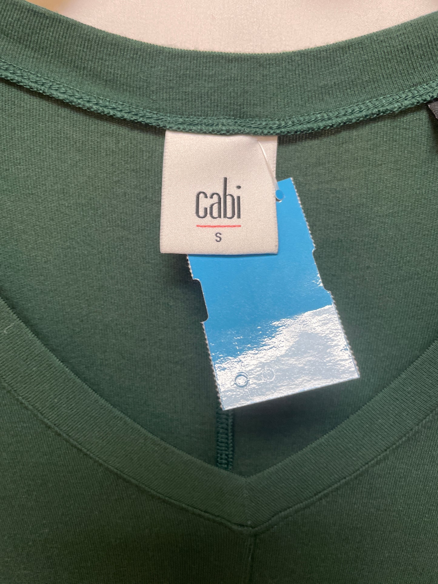 Top Long Sleeve By Cabi In Green, Size: S