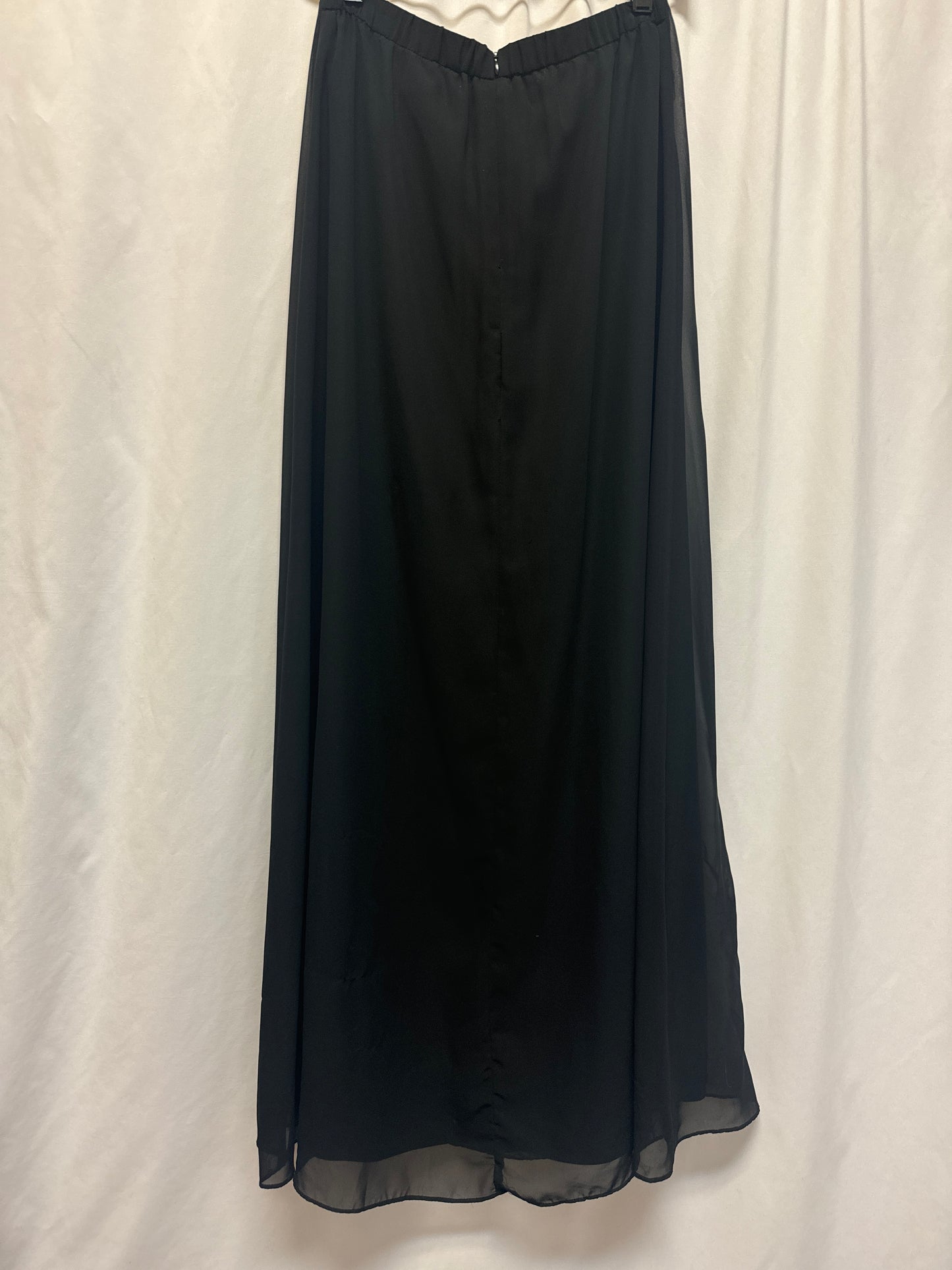 Skirt Maxi By Alex In Black, Size: M