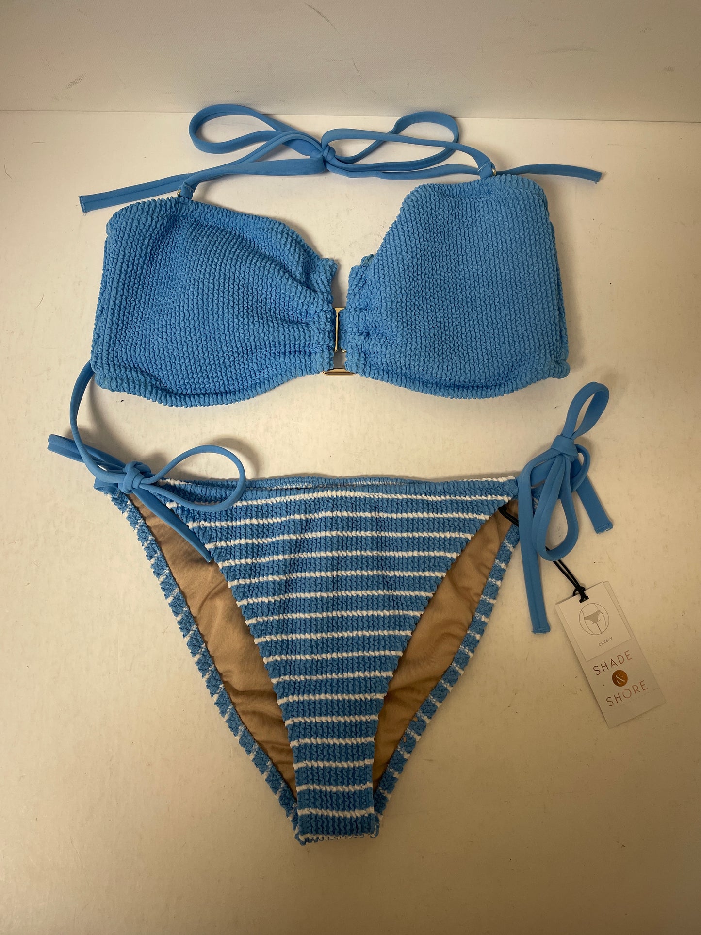 Swimsuit 2pc By Shade & Shore In Blue, Size: S