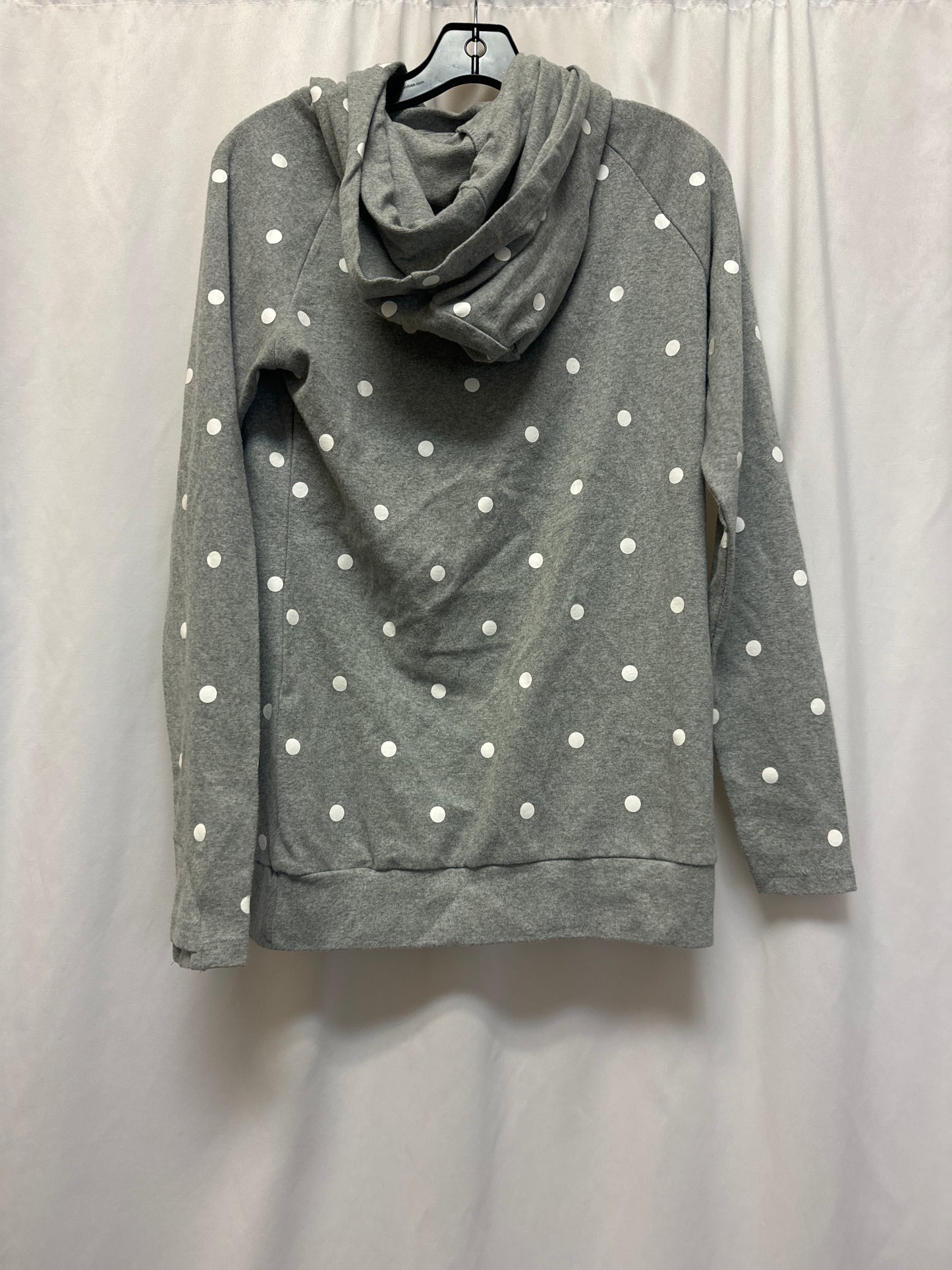 Sweatshirt Hoodie By Clothes Mentor In Grey, Size: Xs