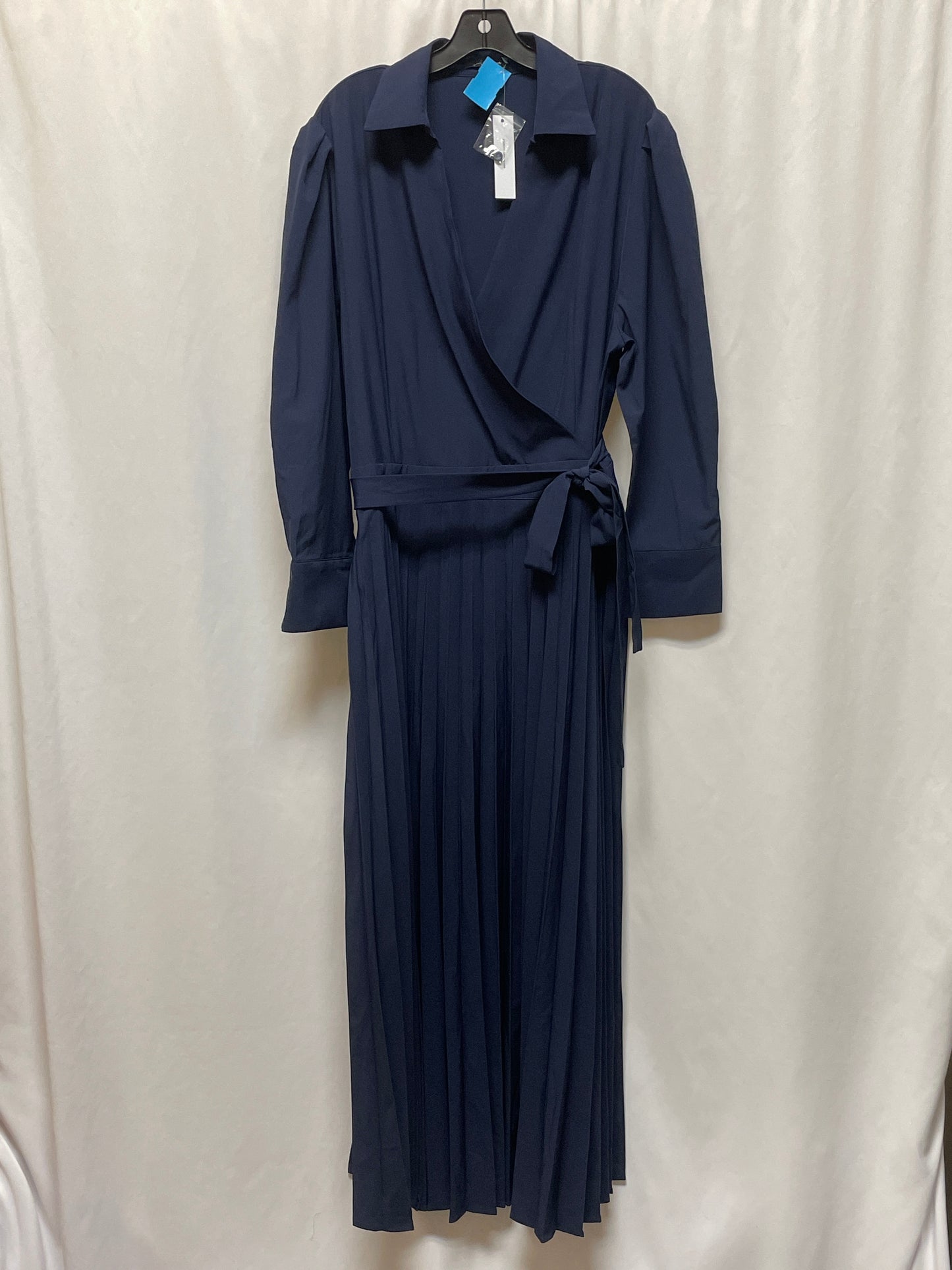 Dress Casual Maxi By Clothes Mentor In Blue, Size: 2x