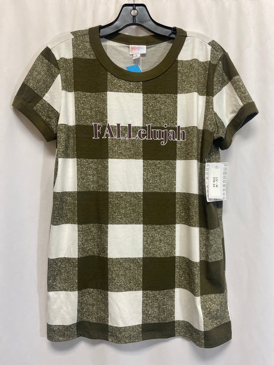 Top Short Sleeve By Lularoe In Green, Size: M