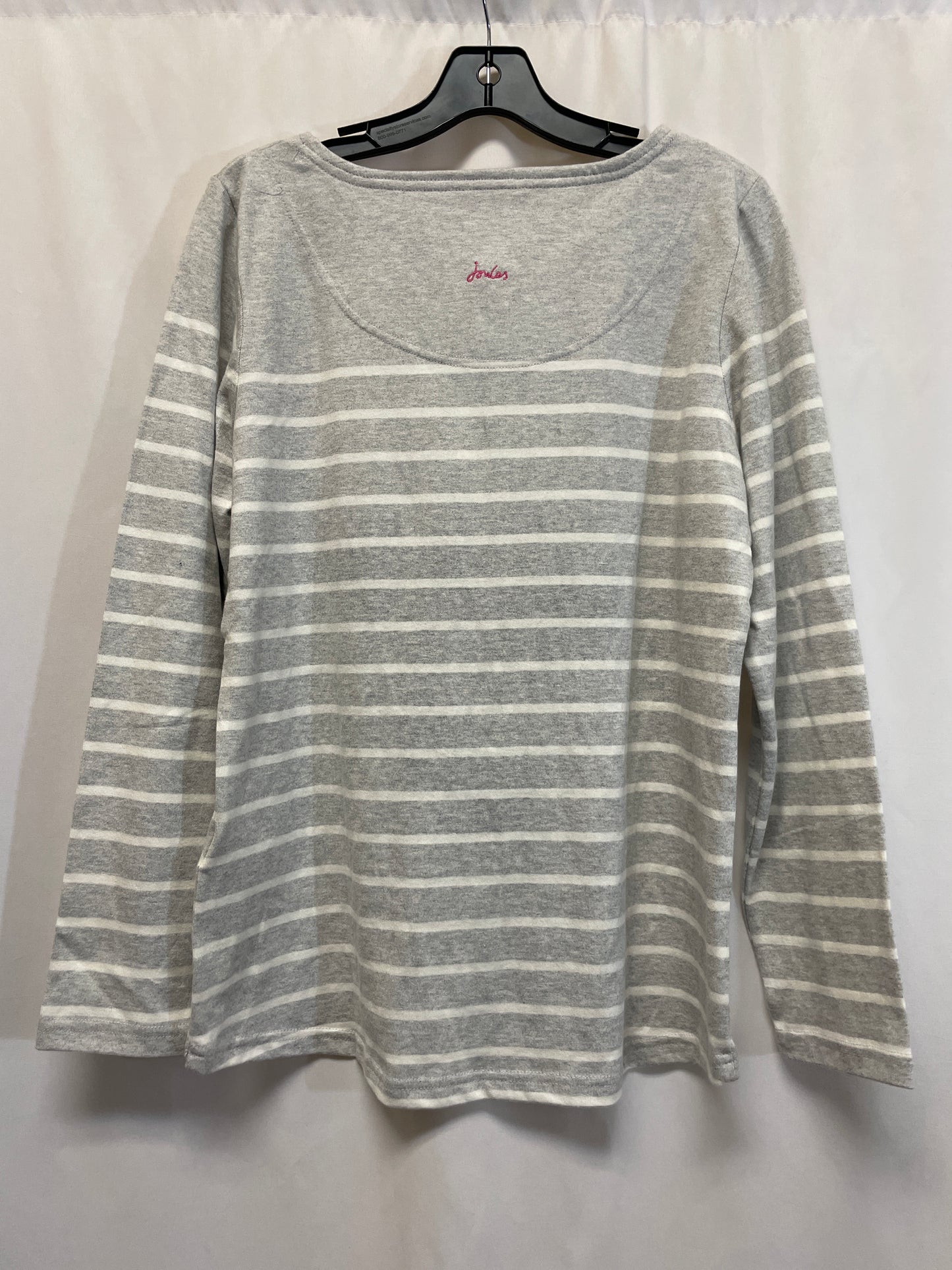 Top Long Sleeve By Joules In Grey, Size: L