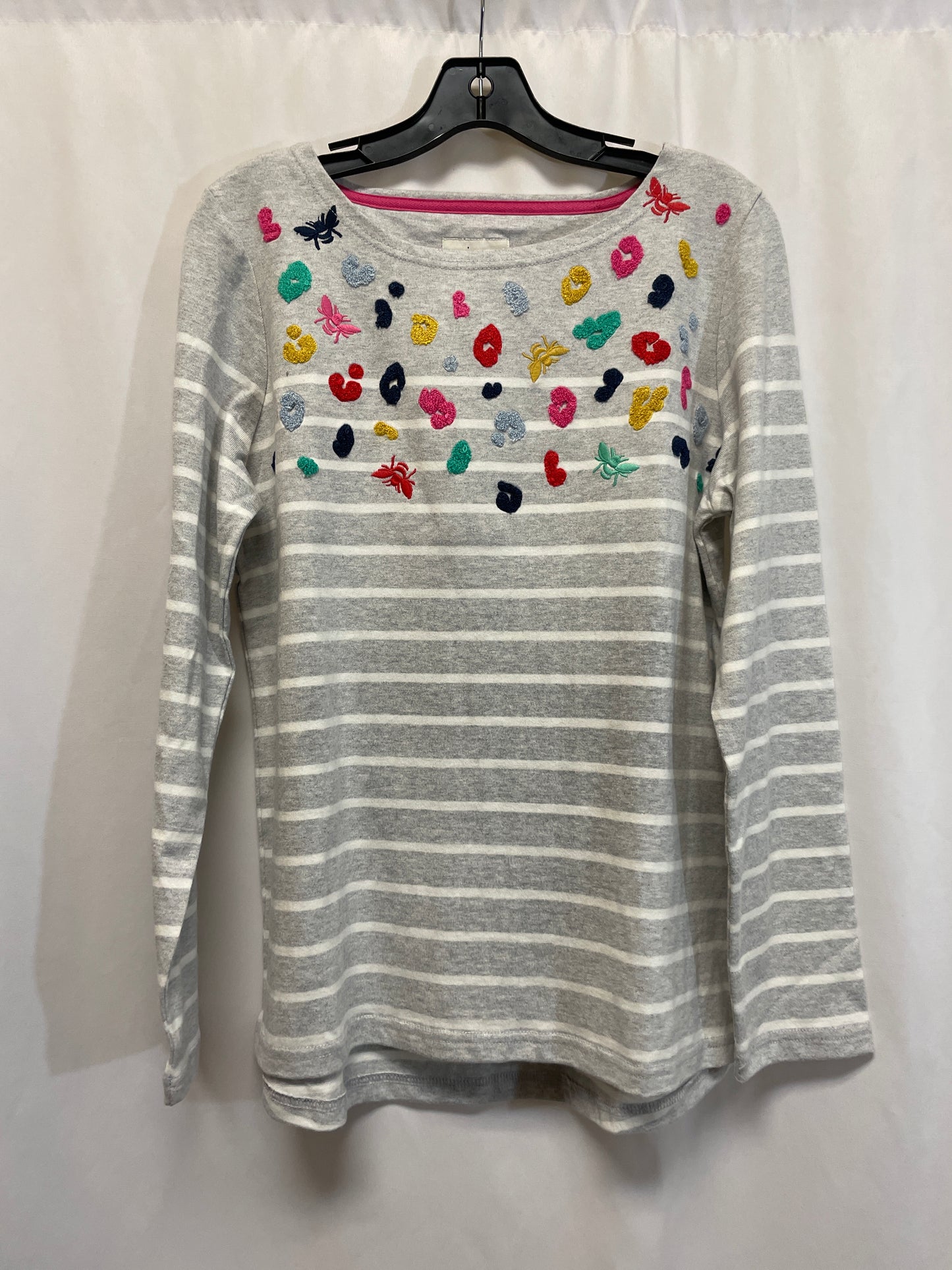 Top Long Sleeve By Joules In Grey, Size: L