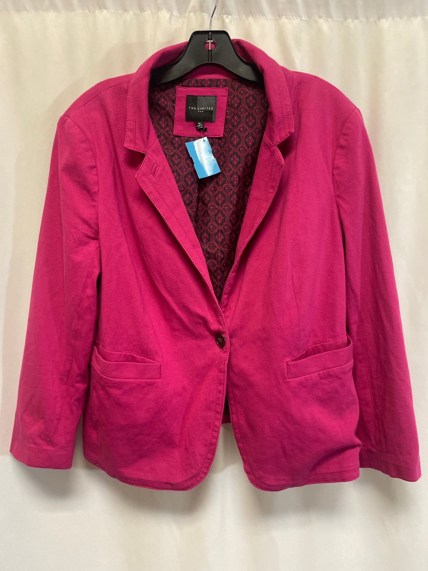 Blazer By Limited In Pink, Size: Xl