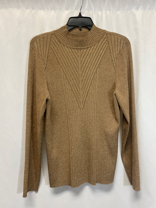 Sweater By Inc In Gold, Size: Xxl