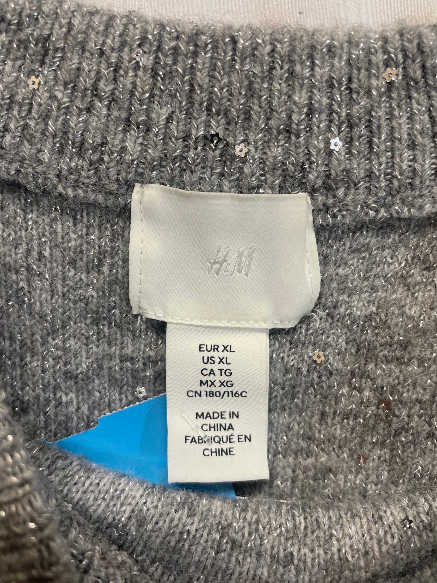 Sweater By H&m In Grey, Size: Xl