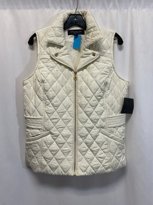 Vest Puffer & Quilted By Andrew Marc In Cream, Size: M