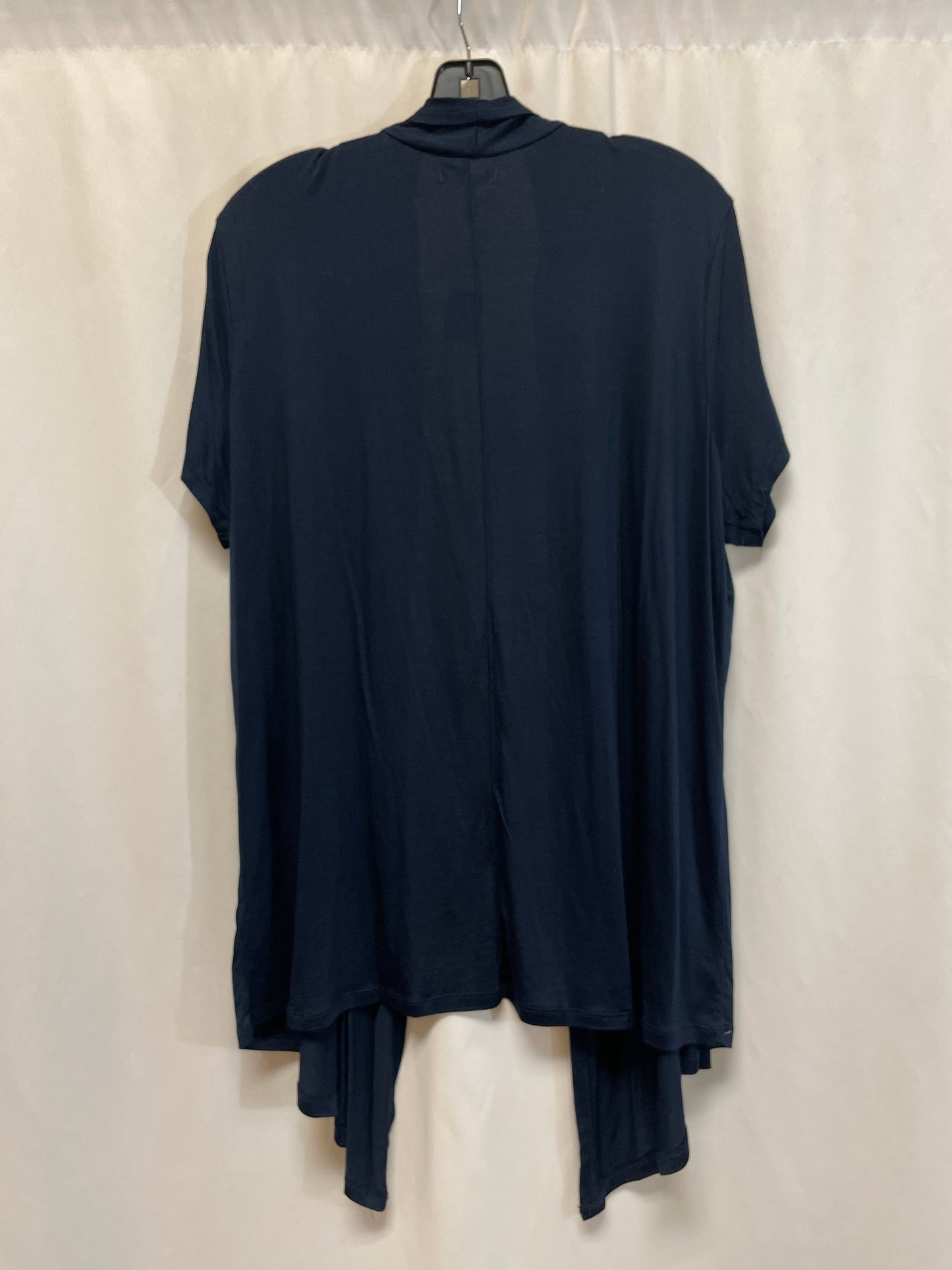 Cardigan By Maurices In Navy, Size: 3x