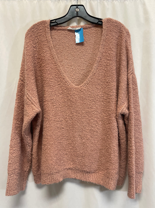 Sweater By Double Zero In Pink, Size: L