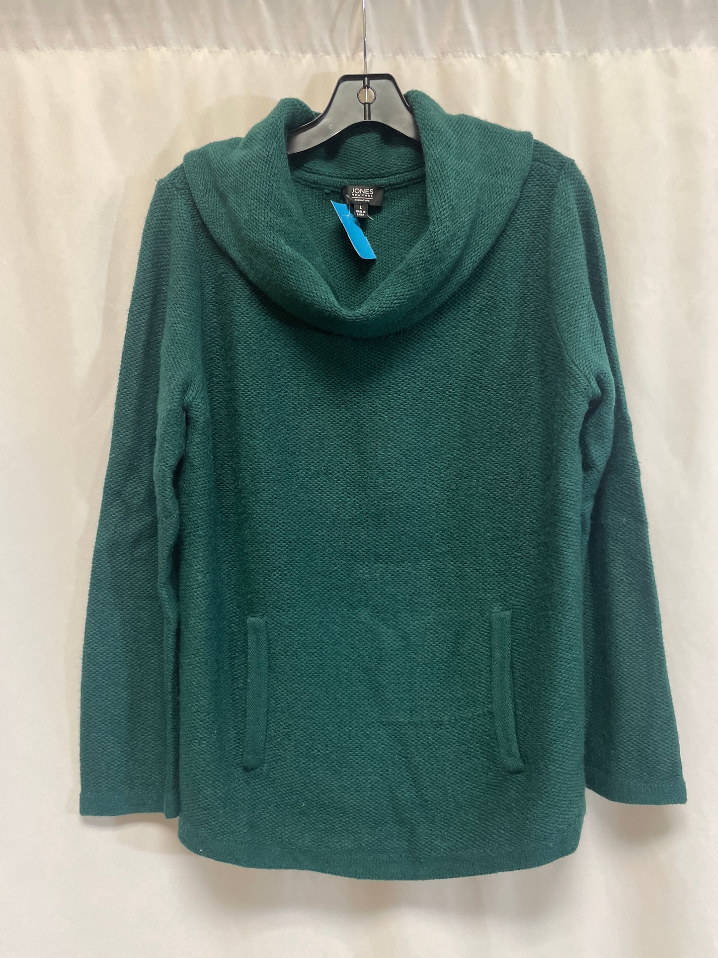 Sweater By Jones New York In Green, Size: L