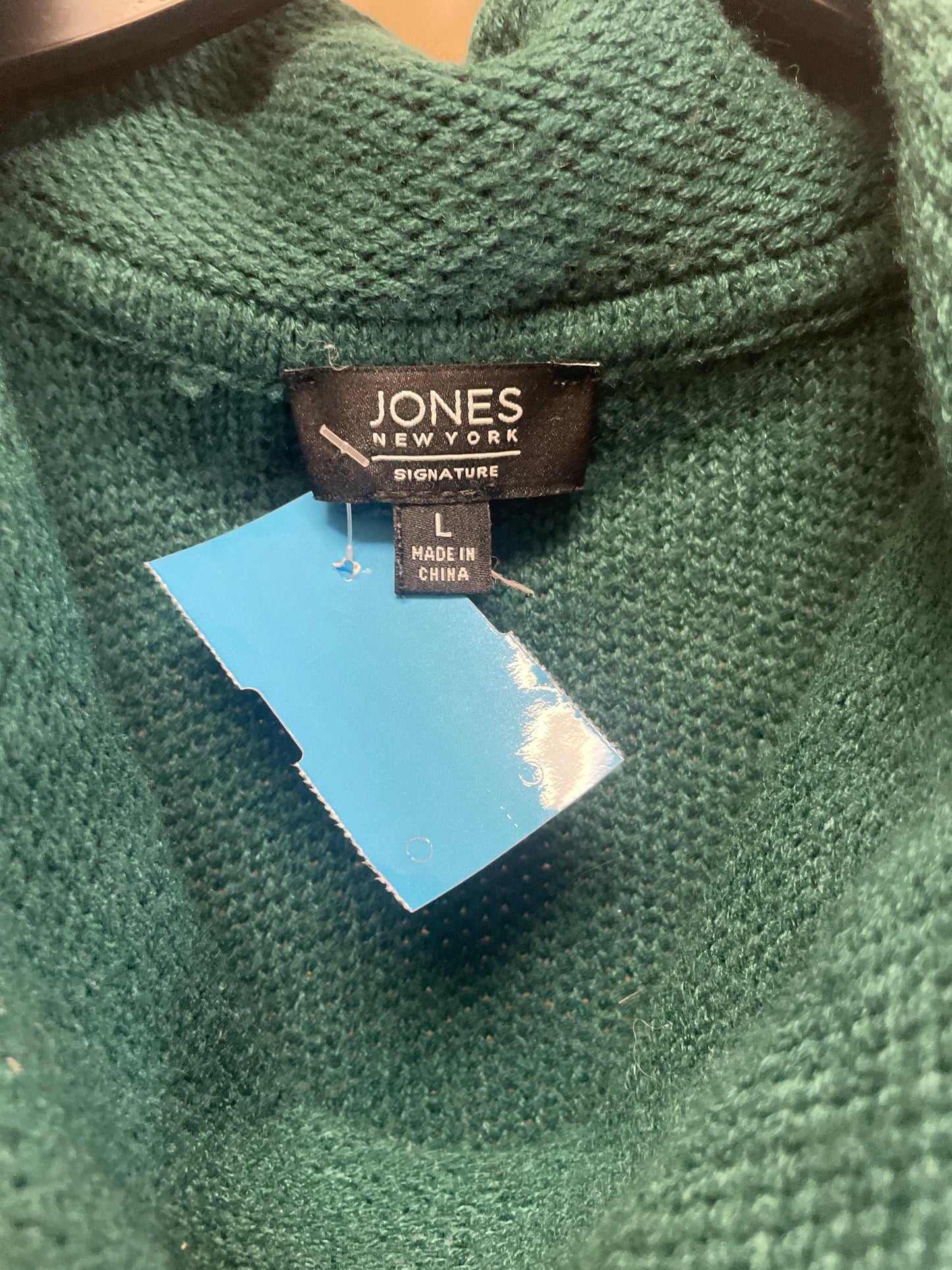 Sweater By Jones New York In Green, Size: L