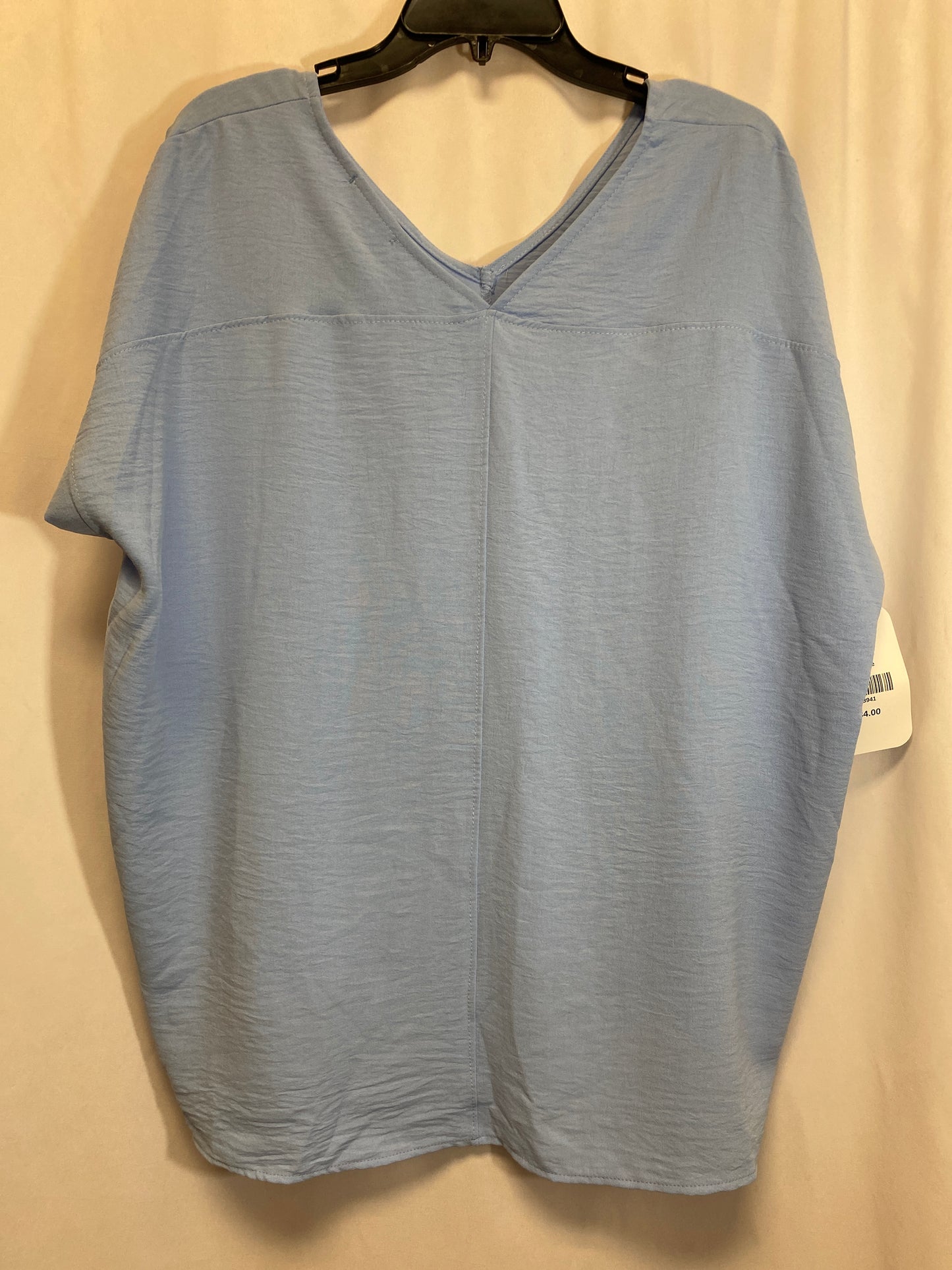 Top Short Sleeve By First Love In Blue, Size: L