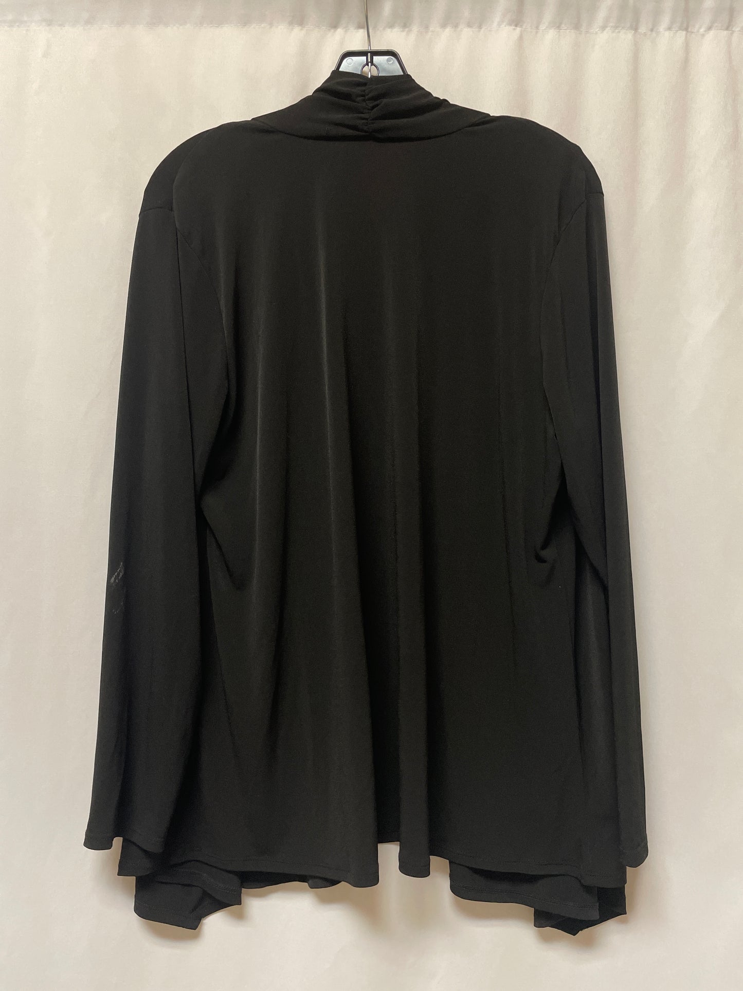 Cardigan By Susan Graver In Black, Size: L