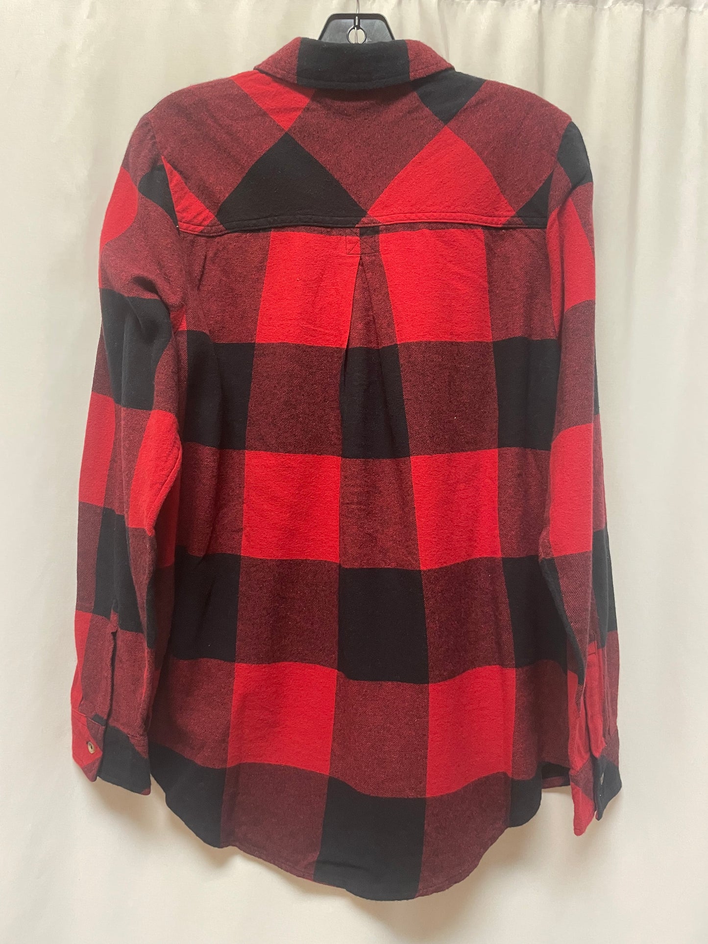 Top Long Sleeve By Sonoma In Red, Size: 0x