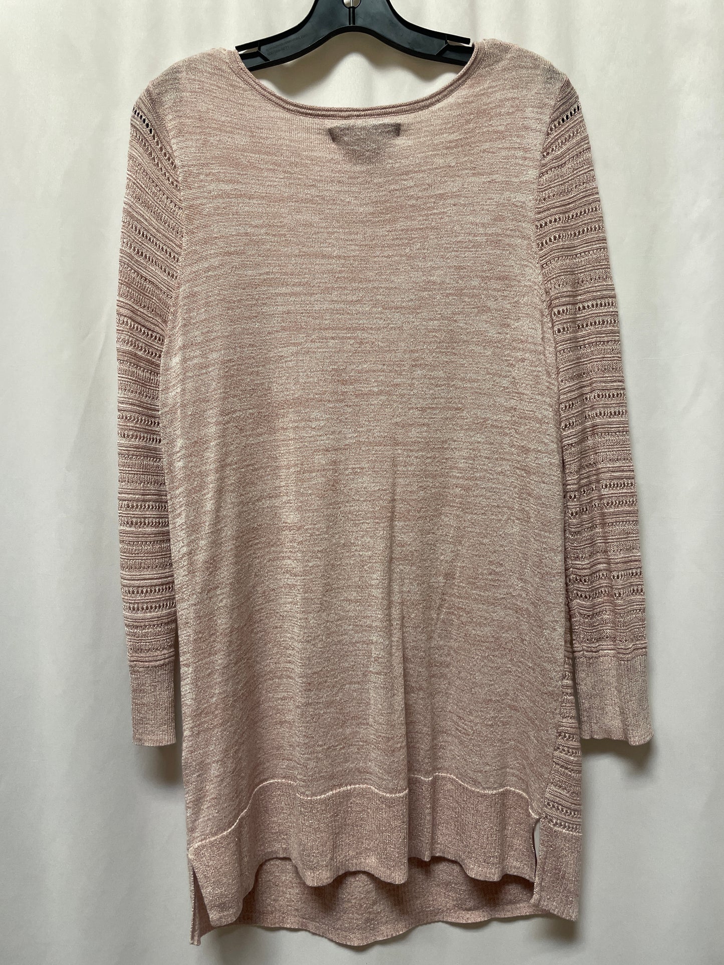 Top Long Sleeve By Apt 9 In Pink, Size: Xl