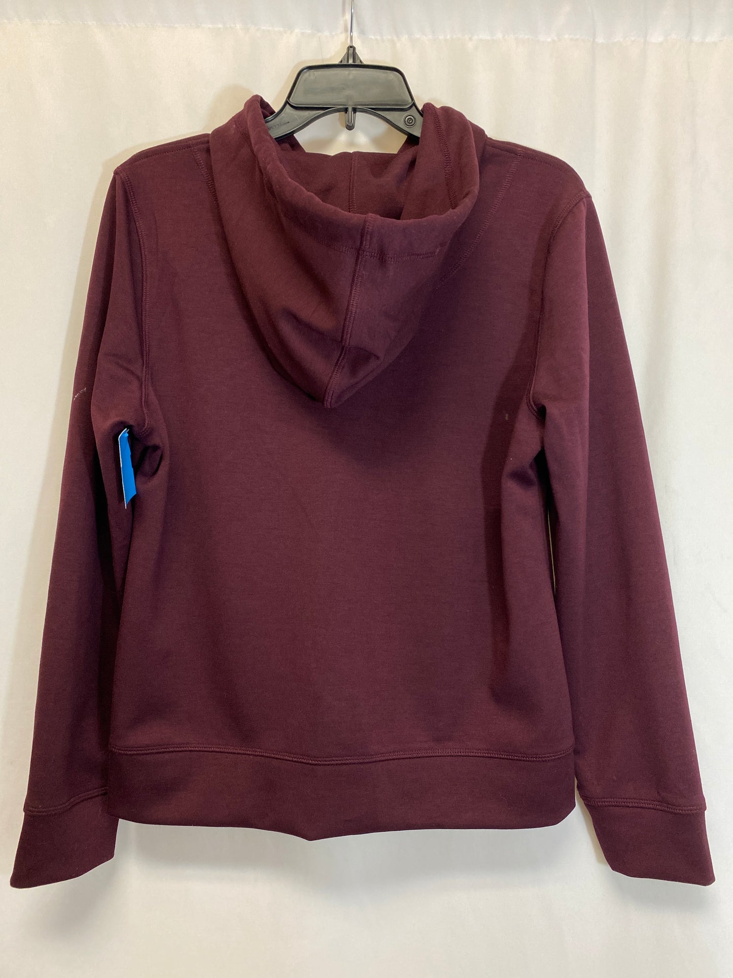 Sweatshirt Hoodie By Calvin Klein In Purple, Size: S