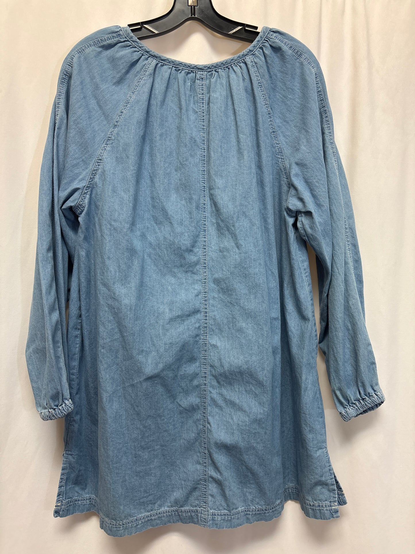 Tunic Long Sleeve By Ellos In Blue, Size: M