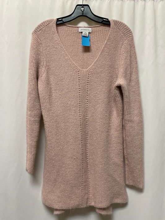 Sweater By Liz Claiborne In Pink, Size: M