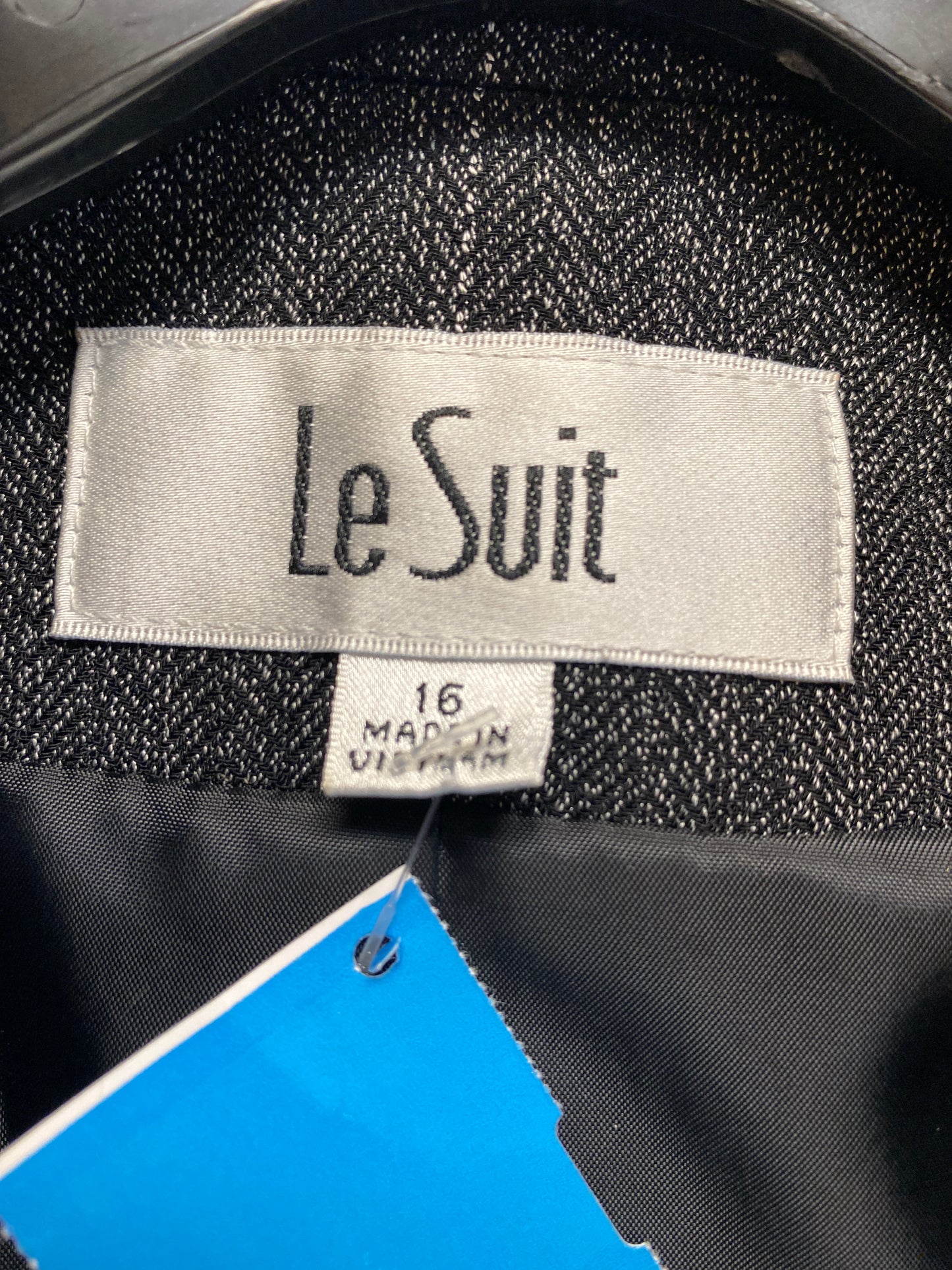 Pants Suit 2pc By Le Suit In Black, Size: 16