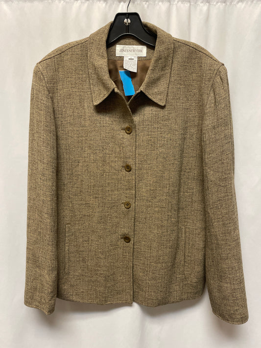 Blazer By Jones New York In Tan, Size: Xl