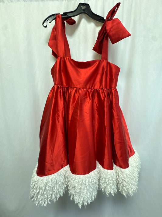 Dress Casual Midi By Clothes Mentor In Red, Size: L