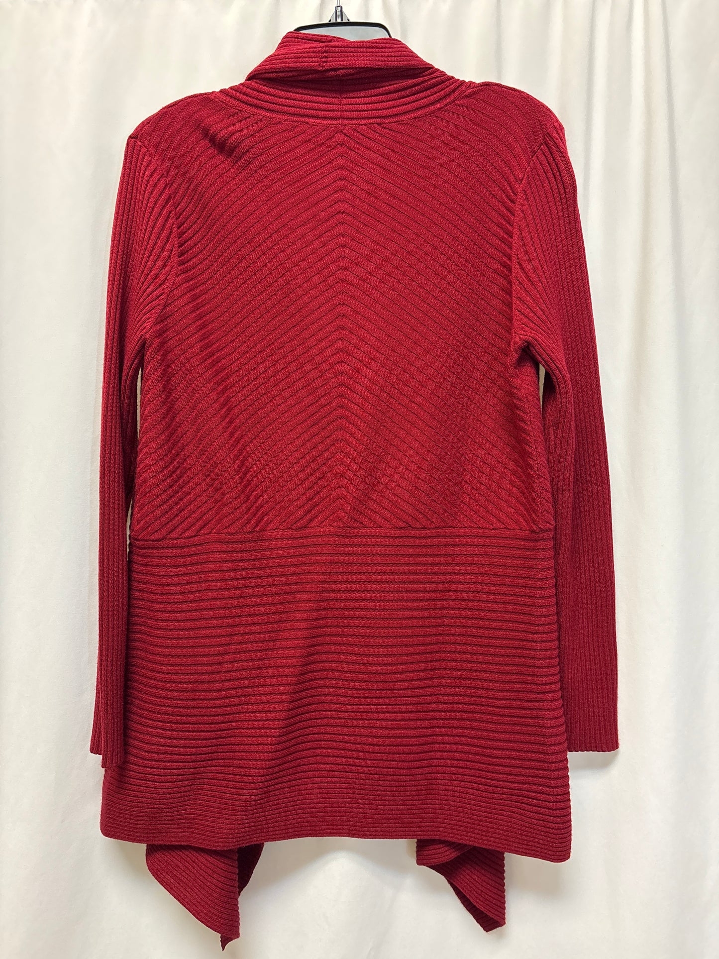 Sweater Cardigan By White House Black Market In Red, Size: M