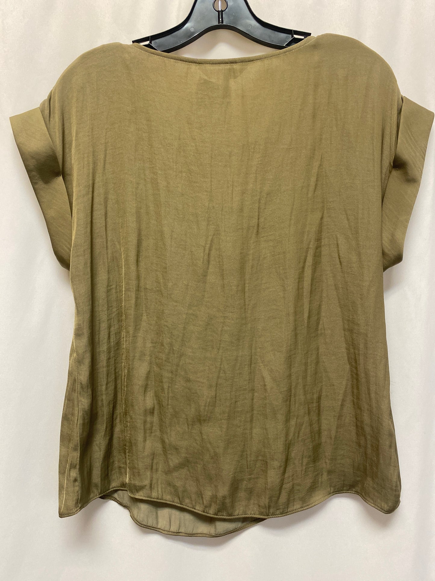 Top Short Sleeve By Nine West In Taupe, Size: S