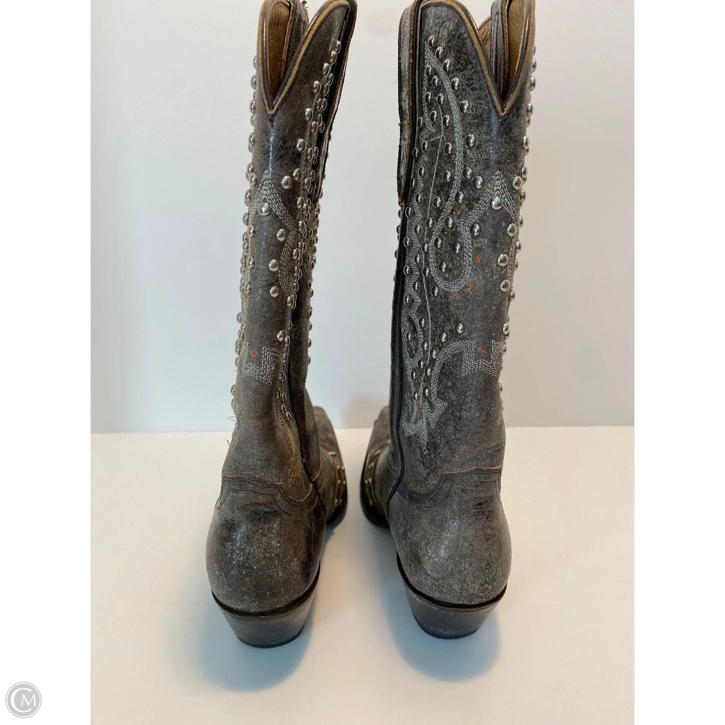 Boots Western By Clothes Mentor In Taupe, Size: 6.5