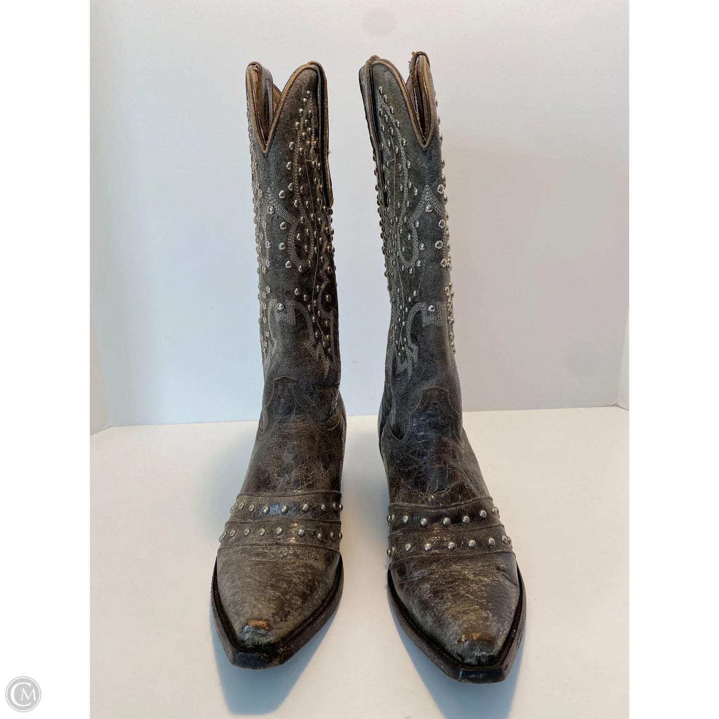 Boots Western By Clothes Mentor In Taupe, Size: 6.5