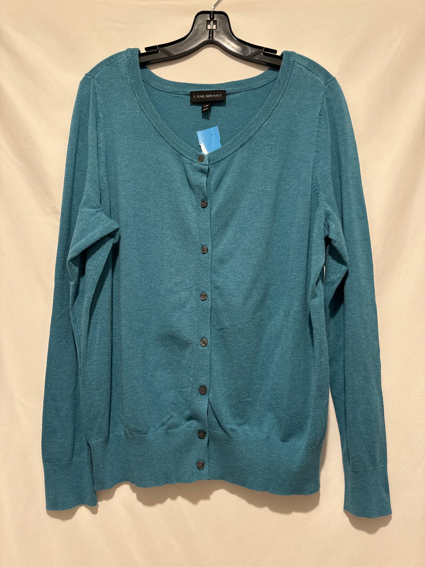 Cardigan By Lane Bryant In Blue, Size: Xl