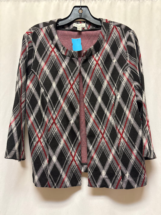 Blazer By Kim Rogers In Black & Red, Size: Lp