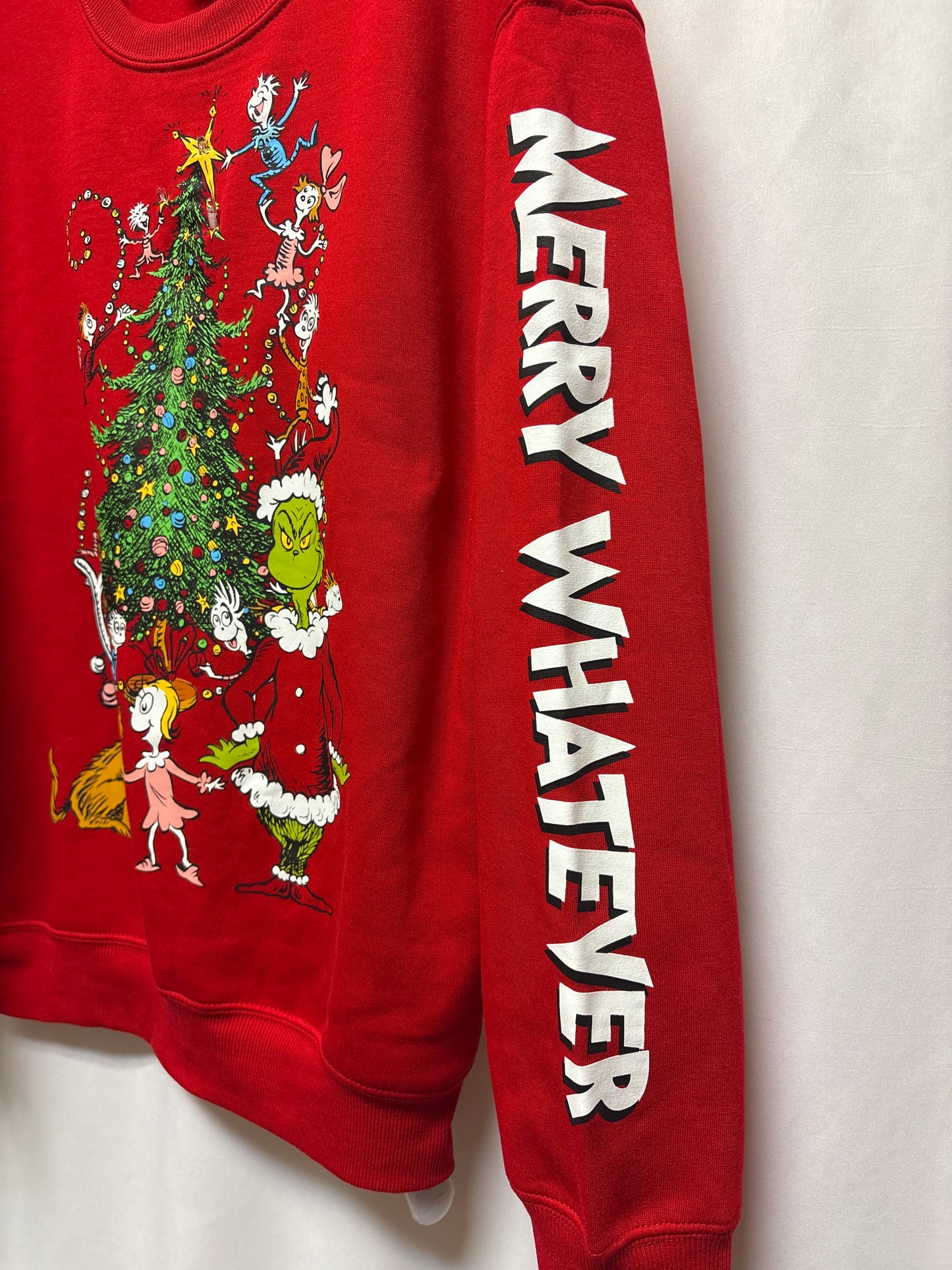 Sweatshirt Crewneck By Clothes Mentor In Red, Size: S