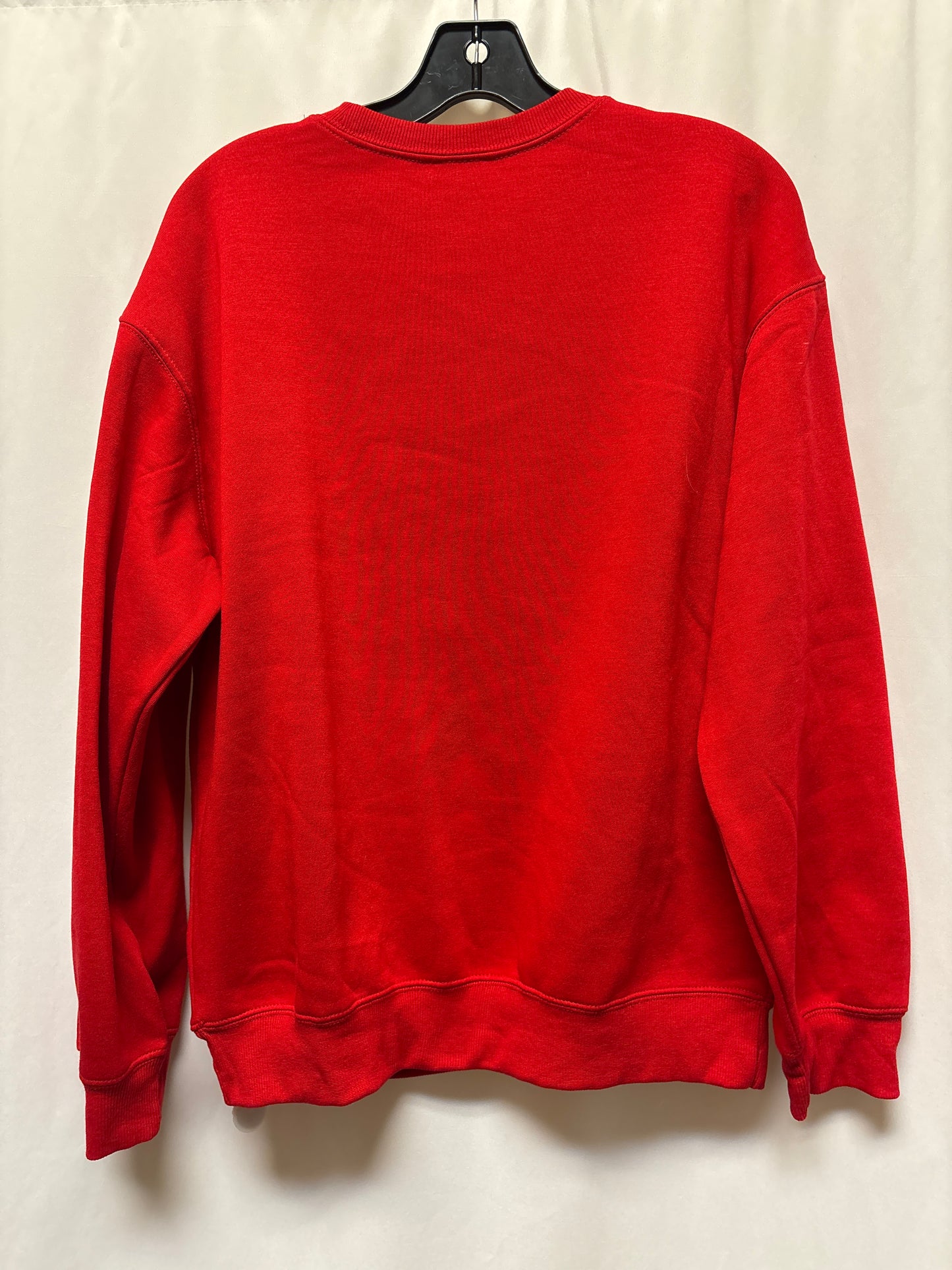 Sweatshirt Crewneck By Clothes Mentor In Red, Size: S