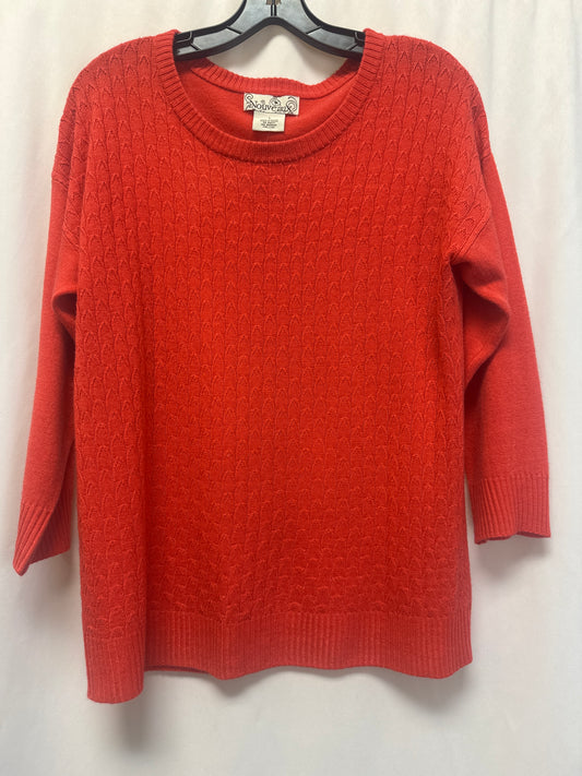 Sweater By Nouveau In Coral, Size: L