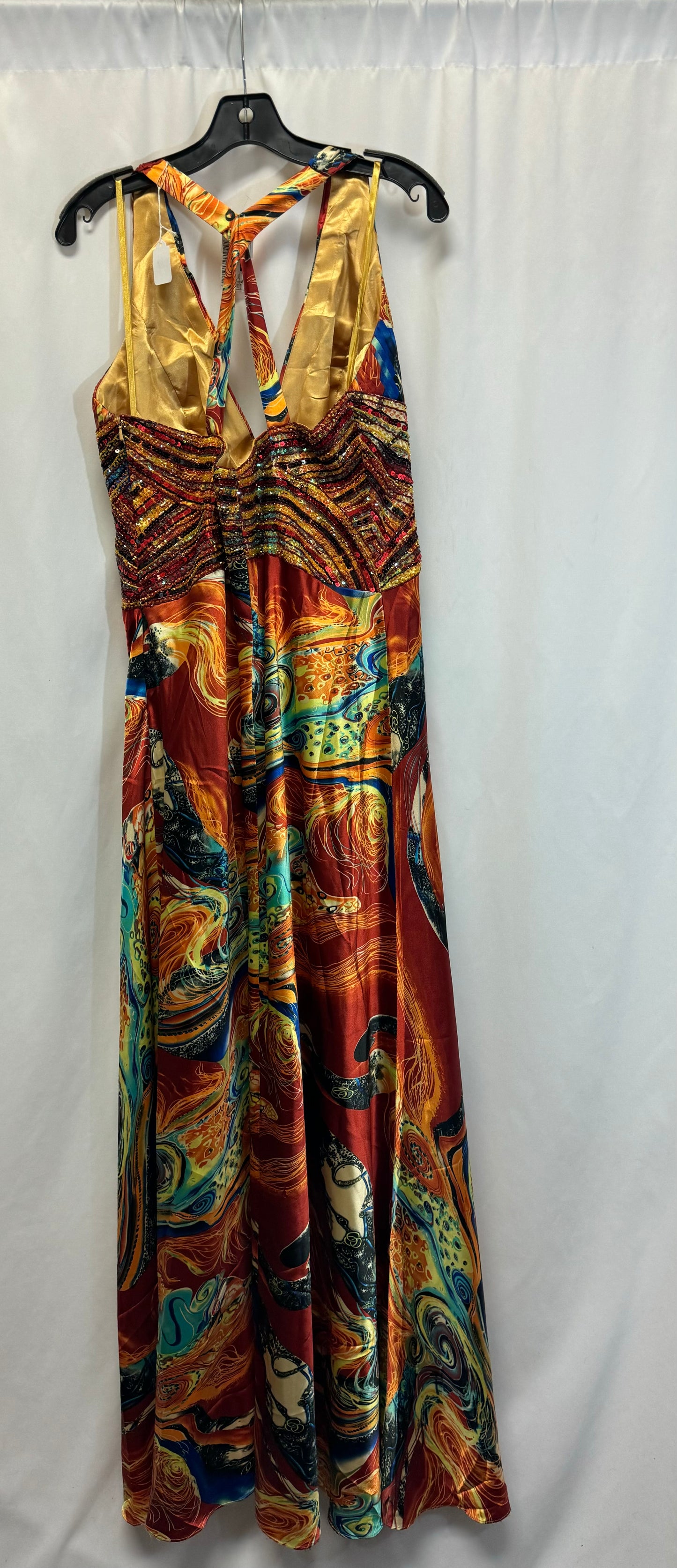 Dress Casual Maxi By Clothes Mentor In Yellow, Size: Xl