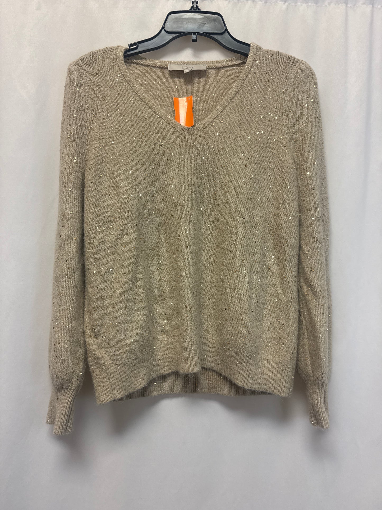 Sweater By Loft In Tan, Size: S