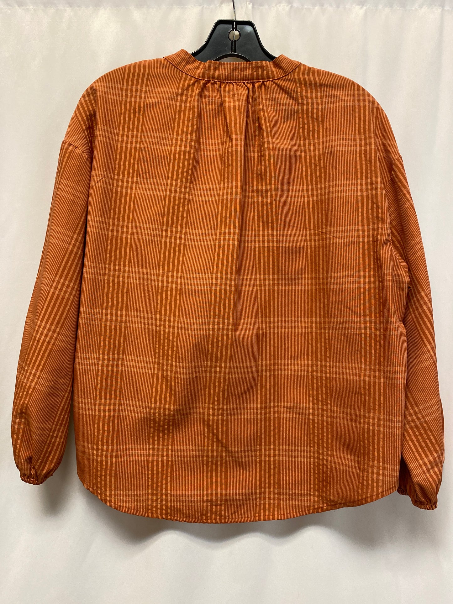 Top Long Sleeve By A New Day In Orange, Size: M